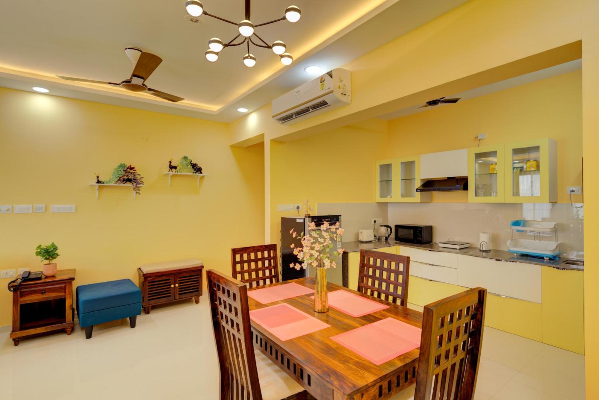达波林Luxe 2Bhk 10Min From Goi Airport With Pool Access公寓 外观 照片